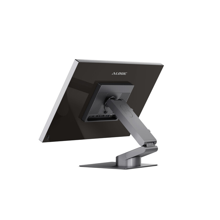 Aspekt 32 Touch con el soporte plegable Aspekt. (Fuente de la imagen: Alogic)
