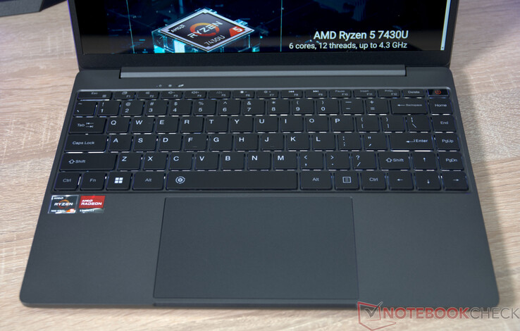 Los dispositivos de entrada de la Chuwi CoreBook X