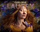 Se muestra el estandarte de God of War Laufey
