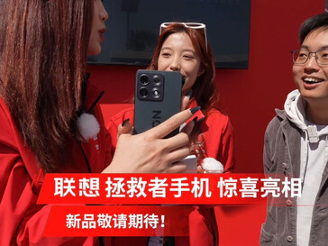 Otra imagen del inédito teléfono para juegos Lenovo Legion 