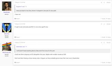 Actualización del evento de PlayStation de NateTheHate (Fuente de la imagen: captura de pantalla, foros de ResetEra)