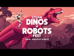 Según Steam, los escupefuegos voladores no son dinosaurios, por lo que los juegos con dragones no pueden optar a este evento. (Fuente: Steam)