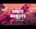 Según Steam, los escupefuegos voladores no son dinosaurios, por lo que los juegos con dragones no pueden optar a este evento. (Fuente: Steam)