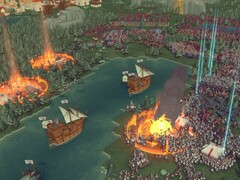 Una imagen en la que aparecen ejércitos y barcos de «Diplomacy is Not an Option», actualmente a la venta en Steam.