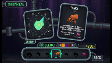En la imagen: Una captura de pantalla de juego de Juego de gambas: Krill Confirmado.