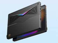 El Sixunited AXP77 también contiene iluminación RGB y un pie de apoyo incorporado. (Fuente de la imagen: Sixunited)