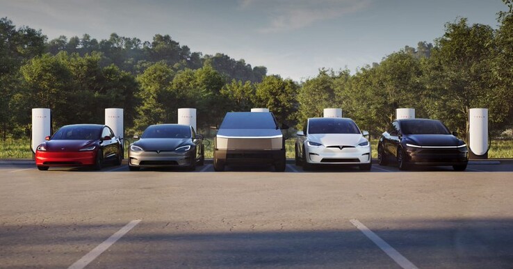 5 modelos de Tesla actualmente en producción (Fuente de la imagen: Tesla)