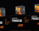 AMD ha afirmado que el Ryzen 9 7950X3D vencerá cómodamente al Core i9-13900K en juegos. (Fuente: AMD)