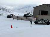 Pruebas de invierno de Cybertruck en Nueva Zelanda (imagen: Talor Griffin/FB)