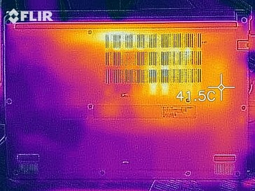 Prueba de estrés por desarrollo de calor (abajo)