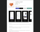 La aplicación OnePlus Salud aparece antes del lanzamiento. (Fuente: Android Police)