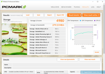 PCMark 8 Storage