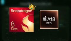 El Snapdragon 8 Elite consolida su dominio sobre el A18 Pro en rendimiento de la GPU. (Fuente de la imagen: Apple, Qualcomm, Geekerwan)