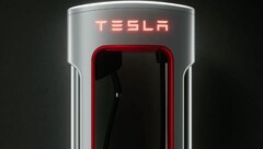 supercargador &quot;Magic Dock&quot; con adaptador CCS (imagen: Tesla)