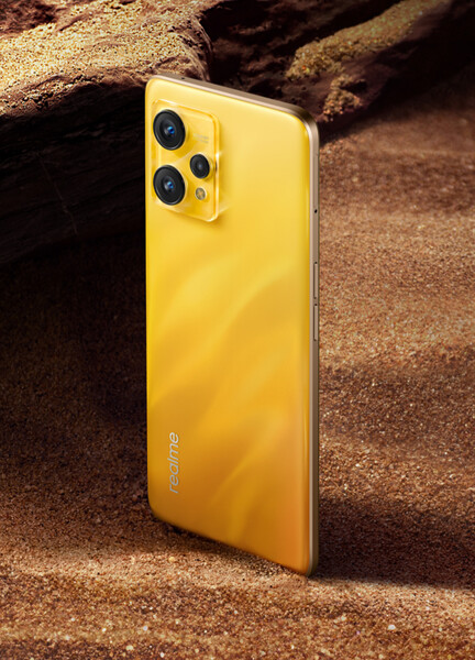 El Realme 9 4G en color dorado sol. (Fuente de la imagen: Realme)