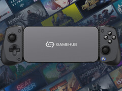 La versión 5.1.0 promete una emulación mejorada de los juegos para PC con Windows. En la imagen: el emulador funcionando en un teléfono. (Fuente de la imagen: GameSir y Steam - editado)
