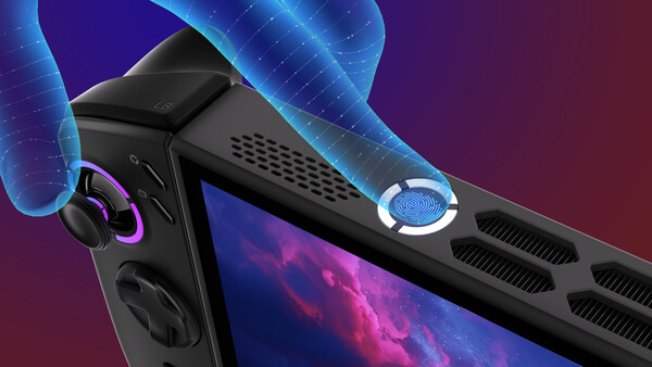 El Legion Go Gen 2 también incorpora un escáner de huellas dactilares. (Fuente de la imagen: Lenovo)