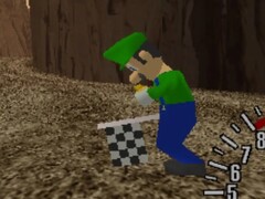 Luigi, el hermano de Mario, con su clásico traje verde y azul, ha sido encontrado en Sega GT para la consola Sega Dreamcast (Imagen: CombyLaurent1)