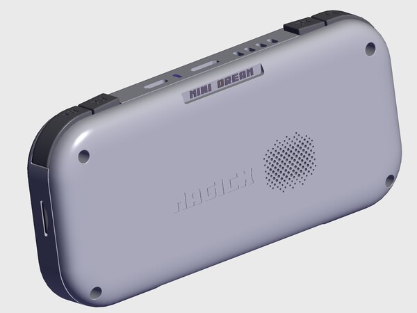 El MagicX Mini Dream AP tiene un ventilador de refrigeración con una rejilla de entrada de aire en la parte trasera.