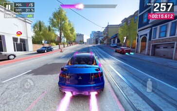 Asphalt 9 en la Xiaomi Redmi Pad SE