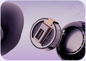 La configuración de doble excitador combina una unidad MEMS de estado sólido con un excitador de bobina de 10 mm ajustado a medida (Fuente de la imagen: Creative)