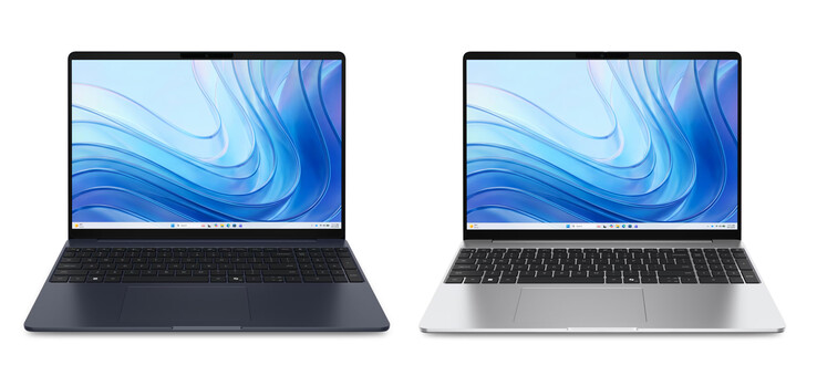 El Dell 15 en sus opciones de color azul celeste y plata platino.