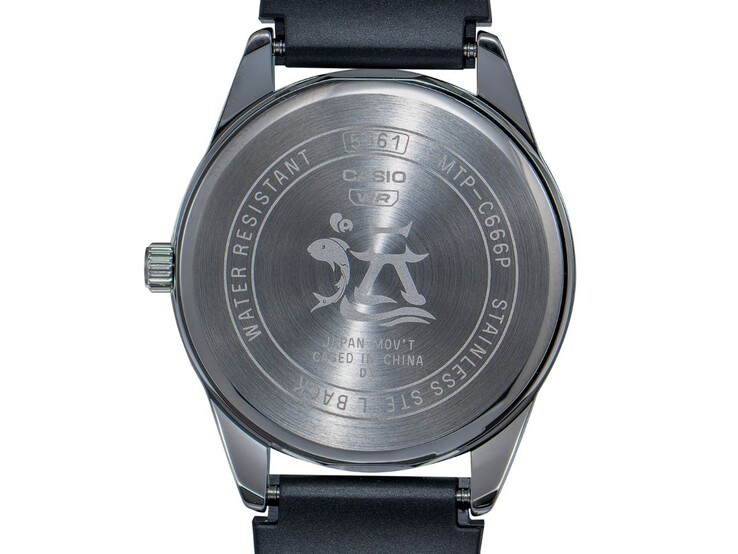 Los nuevos relojes MTP-C666 de Casio tienen el fondo de la caja grabado