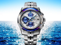 El reloj Casio Oceanus Manta OCWS6000PB7A (arriba) saldrá a la venta en EE.UU. (Fuente de la imagen: Casio)