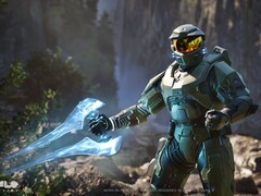 Halo Studios mostró el aspecto que podría tener Halo en Unreal Engine 5 como prueba de concepto en octubre de 2024. (Fuente de la imagen: Halo Studios, editado)
