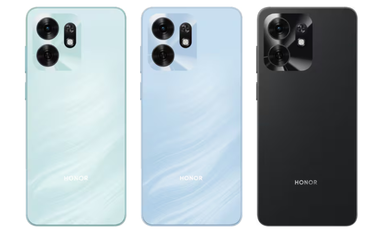 La Honor Play 60A está disponible en colores negro tinta, azul lago y azul cielo (Fuente de la imagen: Honor)