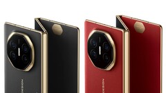 El Mate XT de Huawei, detallado en colores negro oscuro y 'Ruihong', tal y como se muestra en la página VMall de la compañía. (Fuente de la imagen: Huawei)