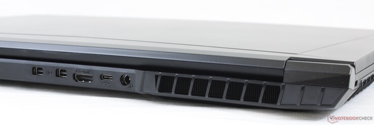 Trasero: 2x mini-DisplayPort, HDMI 2.0, USB Tipo-C, adaptador AC