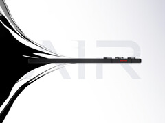 El RedMagic 11 Air se lanzará pronto en China. En la imagen: una foto promocional del teléfono mostrando el lateral. (Fuente de la imagen: RedMagic)