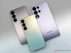 Qualcomm no espera ser el único proveedor de chipsets para la serie Galaxy S26, a diferencia del trío Galaxy S25 que aparece en la imagen. (Fuente de la imagen: Notebookcheck)