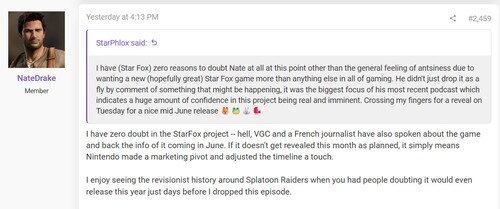 NateTheHate actualiza la fecha de lanzamiento de Star Fox Switch 2