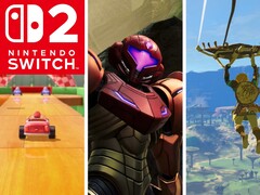 Se muestra la colección de juegos de Switch 2 (Fuente de la imagen: Nintendo of America con ediciones)
