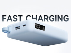 El nuevo power bank de 10.000 mAh puede autocargarse a 65 W. En la imagen: el power bank. (Fuente de la imagen: Xiaomi - editado)