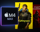 Cyberpunk y AC Shadows en Apple's M4 Max (fuente de la imagen: ChatGPT)