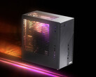 El DeskMini X600 aprovecha una placa base B860 y puede equiparse opcionalmente con una tira de luces RGB interna que se muestra aquí. (Fuente de la imagen: ASRock)