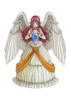 Rubiss (en la imagen), un personaje de la segunda y la tercera entrega de Dragon Quest, hará su aparición en el próximo remake del original. (Fuente de la imagen: Square Enix)