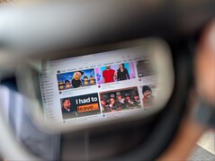 Vista más cercana de la pantalla ampliada proyectada