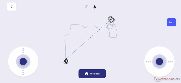Mapeo manual con la Anthbot M9 - incluyendo bucles alrededor de una isla de parterres tras el mapeo AI.