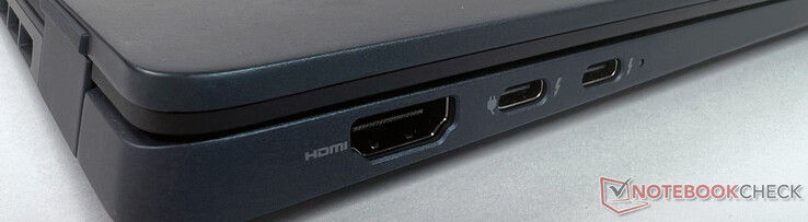 Izquierda: 1x HDMI, 2x Thunderbolt
