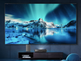 El televisor láser Hisense Starlight S1 Pro tiene una pantalla plegable. (Fuente de la imagen: Hisense)