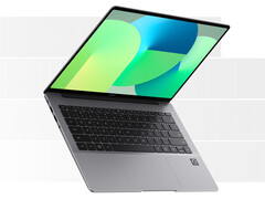 El MateBook 14 edición HarmonyOS tiene una batería de 70 Wh. En la imagen: una de las tres combinaciones de colores del portátil.
