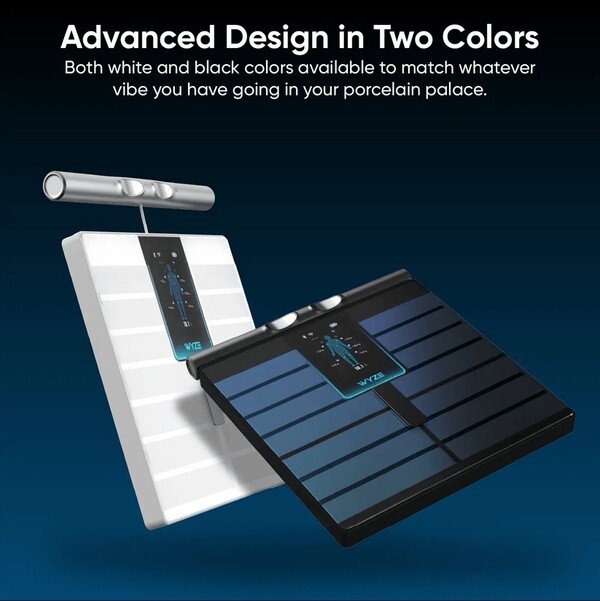 La báscula Wyze Ultra BodyScan tiene un mango con electrodos para lecturas más precisas. (Fuente de la imagen: Wyze)
