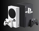 Imagen maqueta con las consolas Xbox mostrando el logotipo de Sony PlayStation (Fuente de la imagen: Sony PlayStation, Microsoft Xbox Gaming, con ediciones)