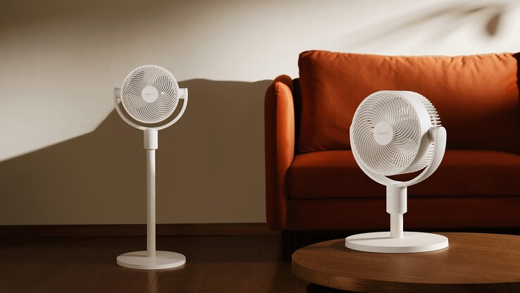 El ventilador inteligente de pie Xiaomi para la circulación del aire. (Fuente de la imagen: Xiaomi)