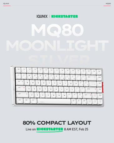 Iqunix MQ80 en color Moonlight