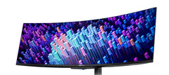 El Predator X49 V tiene una curvatura 1800R como sus compañeros. (Fuente de la imagen: Acer vía DisplaySpecifications)